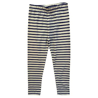 Infant Wes & Willy Michigan Wolverines Long Sleeve Top and Striped Leggings Set