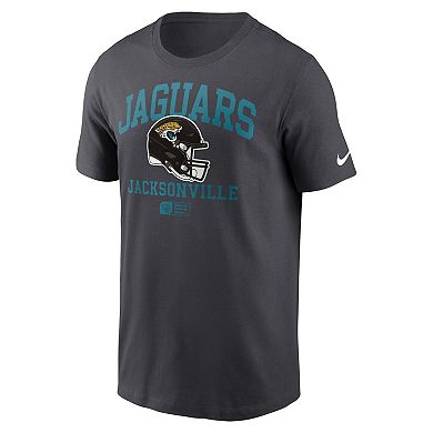 Men's Nike Anthracite Jacksonville Jaguars Helmet Essential T-Shirt