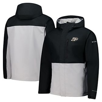 Men's Columbia Black Purdue Boilermakers Field Bound Omni-Tech™ Full-Zip Jacket