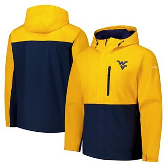 Men's Columbia Gold West Virginia Mountaineers Field Bound Omni-Tech™ Full-Zip Jacket