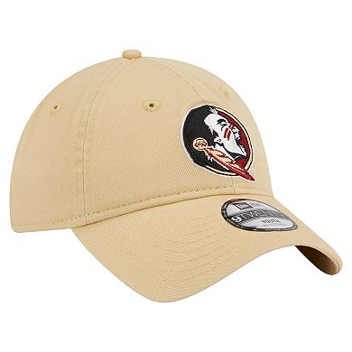 Youth New Era Gold Florida State Seminoles Logo 9TWENTY Adjustable Hat