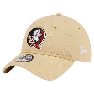 Youth New Era Gold Florida State Seminoles Logo 9TWENTY Adjustable Hat