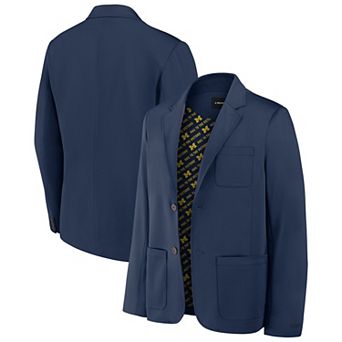 Men's J. Palmer Blue Michigan Wolverines Man in Motion Blazer