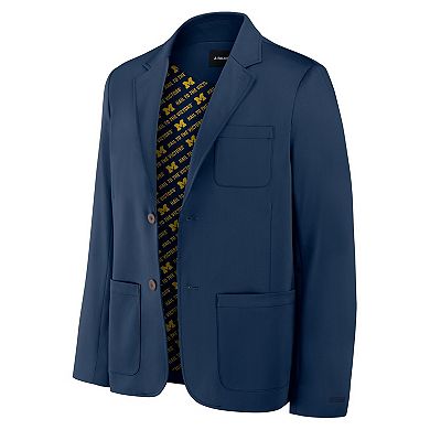Men's J. Palmer Blue Michigan Wolverines Man in Motion Blazer