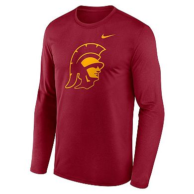 Men's Nike Cardinal USC Trojans Primetime Alternate Logo Legend Long Sleeve T-Shirt
