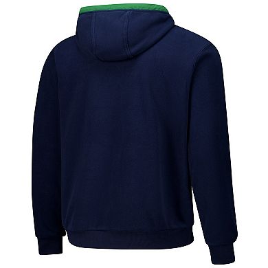 Men's Columbia Navy Notre Dame Fighting Irish Flanker Fleece Pullover Hoodie
