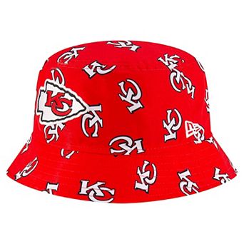 Men's New Era Red Kansas City Chiefs City Originals Bucket Hat