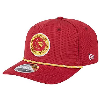 Men's New Era Crimson USC Trojans COOLERA 9SEVENTY Rope Stretch-Snap Hat
