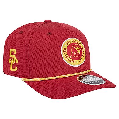Men's New Era Crimson USC Trojans COOLERA 9SEVENTY Rope Stretch-Snap Hat
