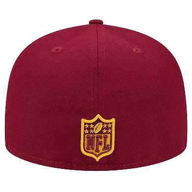 Men's New Era Burgundy Washington Commanders Main 59FIFTY Fitted Hat