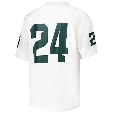 Youth Nike #24 White Michigan State Spartans Untouchable Football Jersey