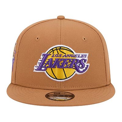 Men's New Era Tan Los Angeles Lakers Color Pack 9FIFTY Snapback Hat