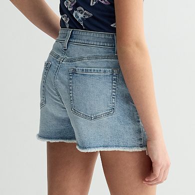 Girls 6-20 SO® Crochet Hem Denim Shorts in Regular & Plus Size