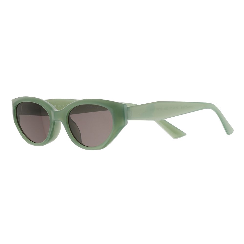 Women's Cali Blue 55 mm Cat-Eye Plastic Sunglasses