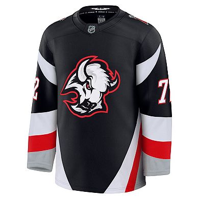 Men's Fanatics Tage Thompson Black Buffalo Sabres Alternate Premium Jersey
