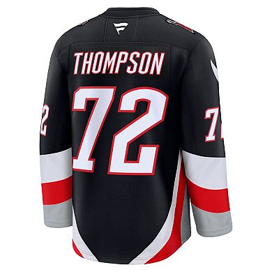 Men's Fanatics Tage Thompson Black Buffalo Sabres Alternate Premium Jersey