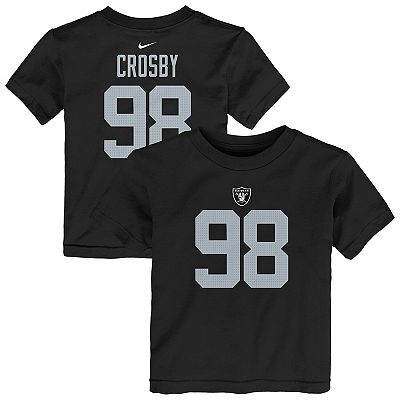 Toddler Nike Maxx Crosby Black Las Vegas Raiders Player Name