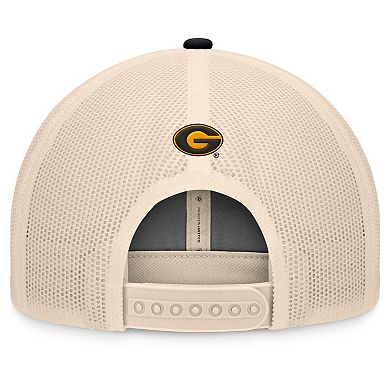 Men's Top of the World Black/Natural Grambling Tigers Bennett Trucker Adjustable Hat