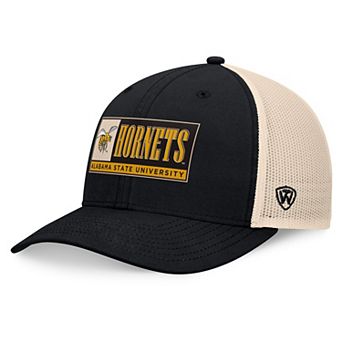 Men's Top of the World Black/Natural Alabama State Hornets Bennett Trucker��Adjustable Hat