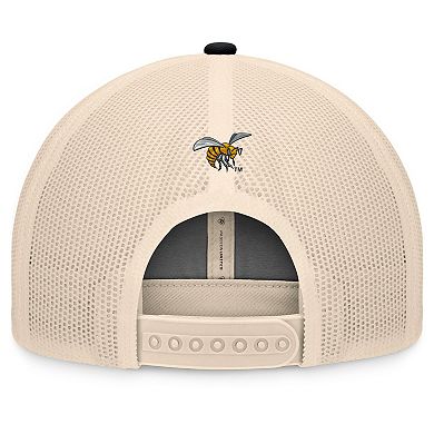 Men's Top of the World Black/Natural Alabama State Hornets Bennett Trucker Adjustable Hat