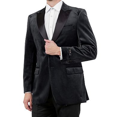 Men's Modern-Fit Velvet Jacket, Sportcoat Only