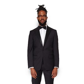 Wool Tuxedo Jacket Satin Peak Lapel