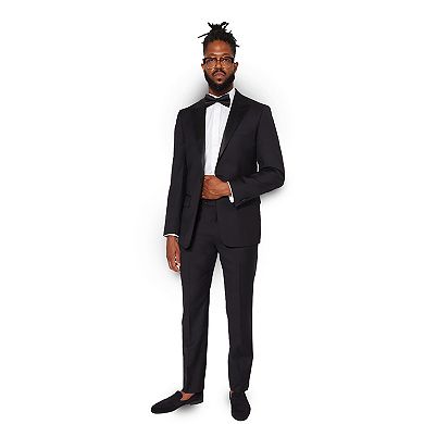 Wool Tuxedo Jacket Satin Peak Lapel