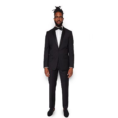 Wool Tuxedo Jacket Satin Shawl Lapel