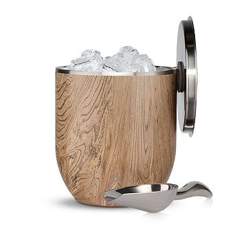 Stainless Steel Ice Bucket With Lid And Scoop