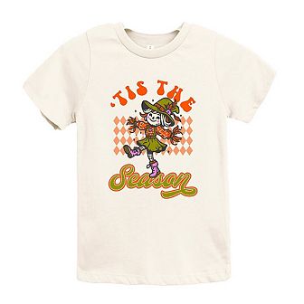 Tis The Season Scarecrow Toddler Short Sleeve Graphic Tee