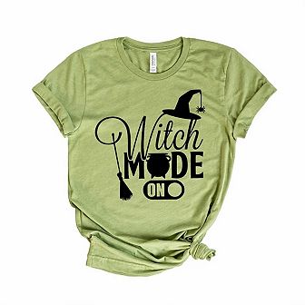 Simply Sage Market Witch Mode On Short Sleeve Tee