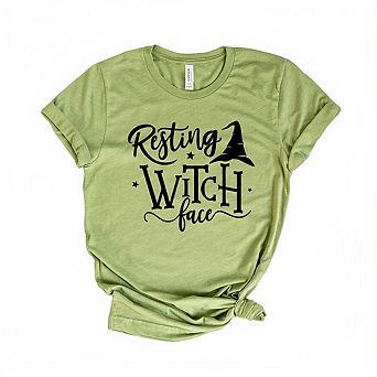 Resting Witch Face Short Sleeve Graphic Tee