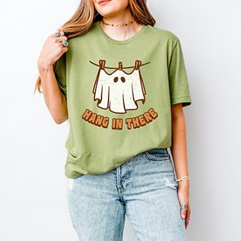 Simply Sage Market Hang In There Ghost Short Sleeve Tee