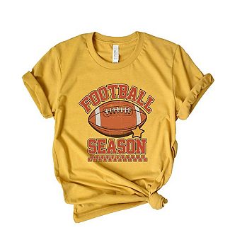 Football Season Star Short Sleeve Graphic Tee