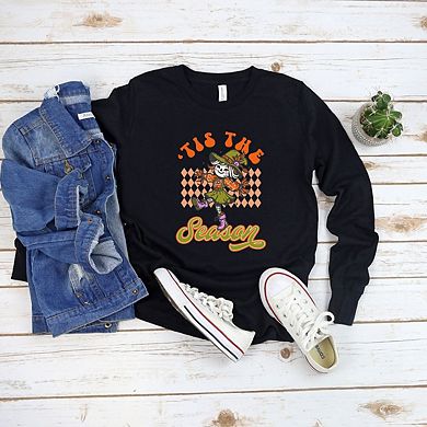 Tis The Season Scarecrow Toddler Long Sleeve Graphic Tee