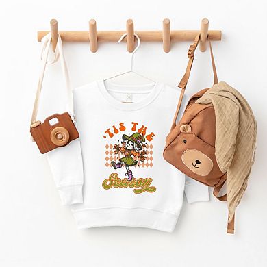 Tis The Season Scarecrow Toddler Graphic Sweatshirt