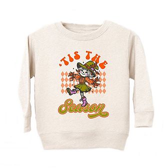Tis The Season Scarecrow Toddler Graphic Sweatshirt