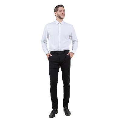 Mens ZeGarie Slim-Fit Knit Dress Pants with 4-Way Stretch &  Wrinkle-Resistant Fabric