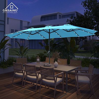 casainc patio umbrella Amazon.com : 6.5 X10 FT Solar LED Rectangular Market Table Umbrella Outdoor Aluminium Umbrella with Push Button Tilt and Crank for Garden Lawn Deck Backyard Pool-Beige : Patio, Lawn Illuminate your evenings with this 10 ft offset patio umbrella Casainc 15 Ft. Steel Patio