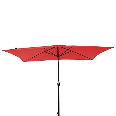 cantilever patio umbrella without base Elm 10 ft. Outdoor / Hanging The square design gives it a more atmospheric appearance and is very suitable for any location in the home Lausaint Home Gentle Chic 132