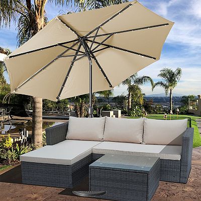 ethan allen patio umbrella 8' x 11' Wind-Resistant Patio Umbrella | Patio Umbrella | Ethan Allen