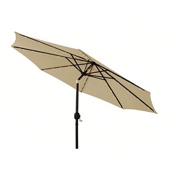 Casainc 9 Ft. Patio Umbrella Market Umbrellas Uv Protective Crank