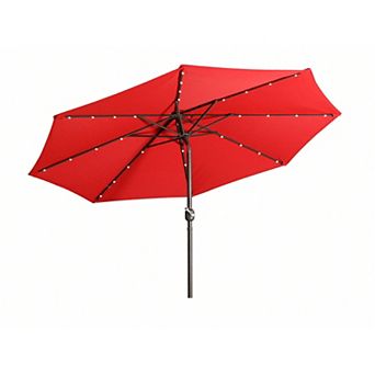 Casainc 9 Ft. Patio Umbrella Market Umbrellas Uv Protective Crank
