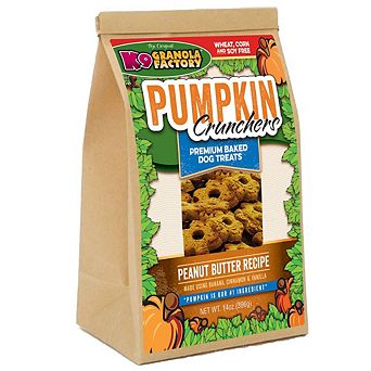 Pumpkin Crunchers Dog Treat Peanut Butter 14oz