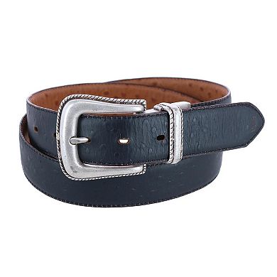 Toneka Reversible Ostrich Print Belt
