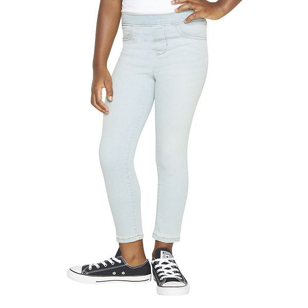 Girls 4-6x Levi's Stretch Denim Pull-On Jeggings - Light Wash (5)