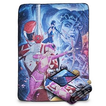Power Rangers Fleece Fleece Softest Throw Blanket, Measures 60 X 45 in