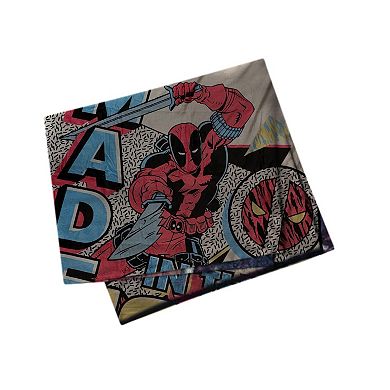 Marvel Deadpool Made In The 90s Softest Comfy Throw Blanket For Adults & Kids, Measures 60 X 45 Inch