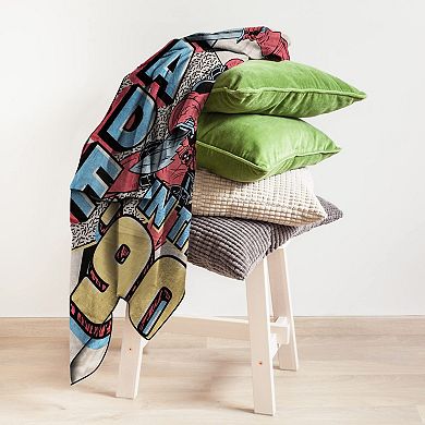 Marvel Deadpool Made In The 90s Softest Comfy Throw Blanket For Adults & Kids, Measures 60 X 45 Inch