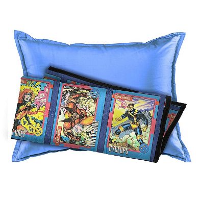 Marvel X-men Characters Comic Cards Fleece Soft Throw Blanket, Measures 60 X 45 Inches